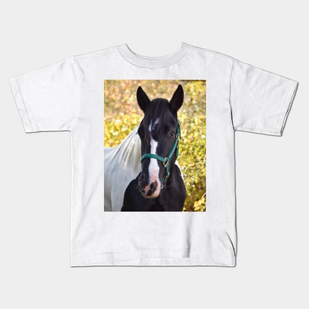 Drum horse Kids T-Shirt by theartsyeq